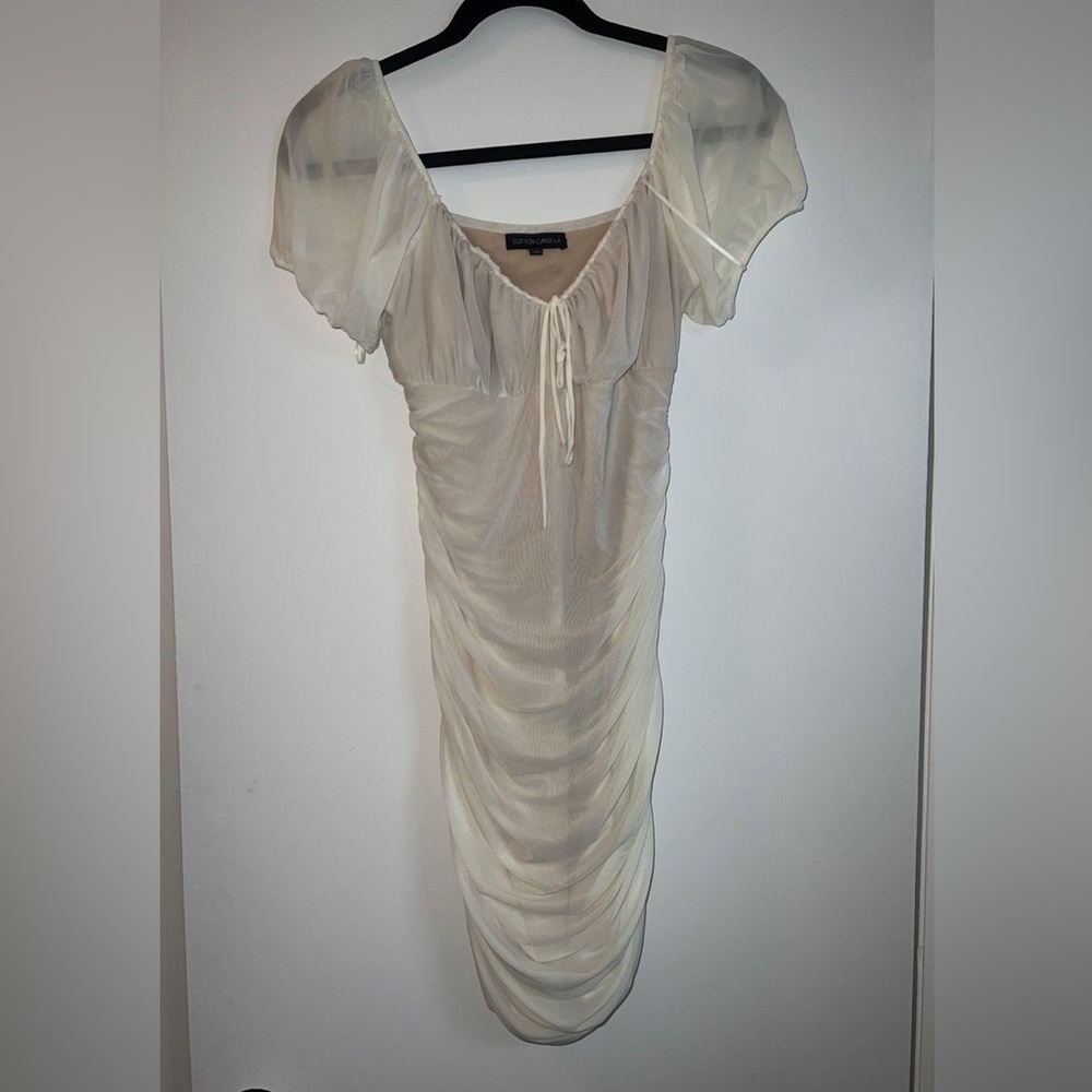 White Graduation Dress